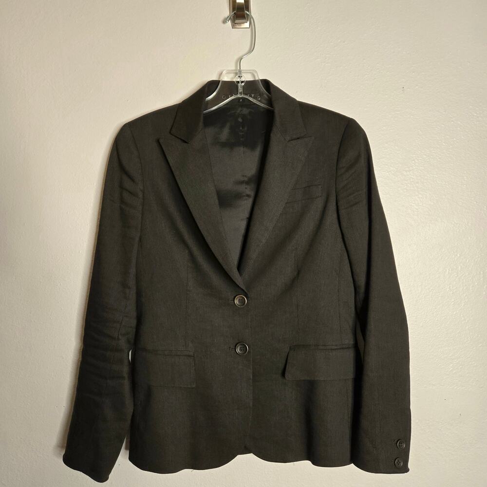 Dark Academia Linen Blend Blazer 2 Office Career Suiting Capsule Closet Theory